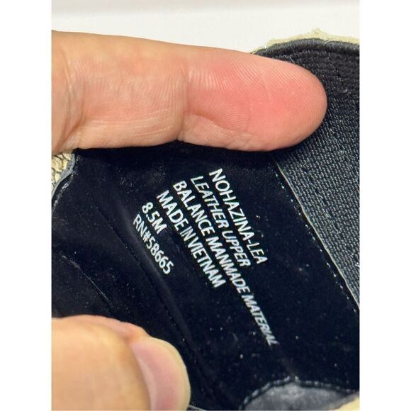 Nordstrom Rack Ankle Booties Size 8.5 Leather Snake Print Block Heel NEW - Picture 7 of 9